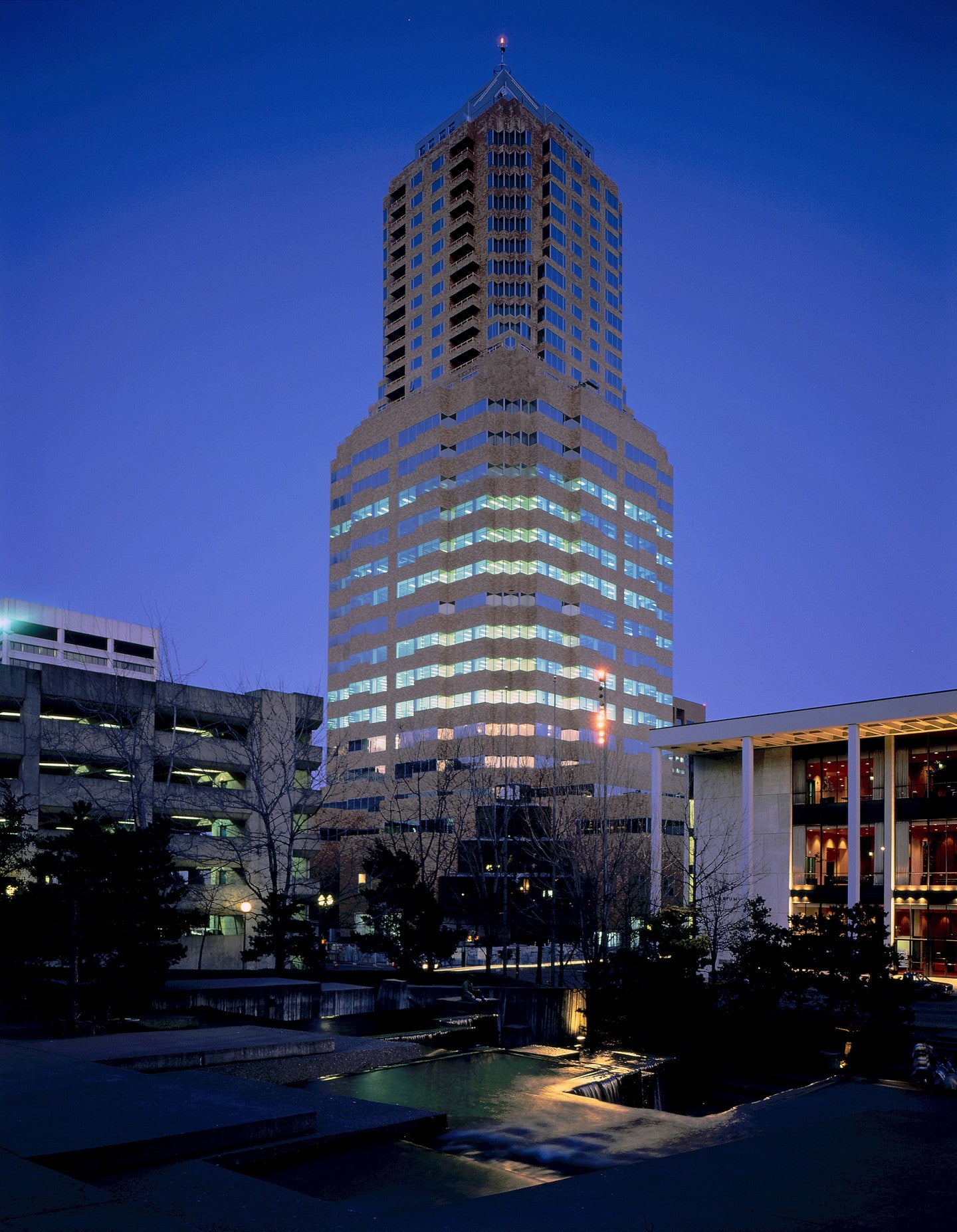 Photograph of KOIN tower in Portland, one of the projects Bruton worked on for ZGF.